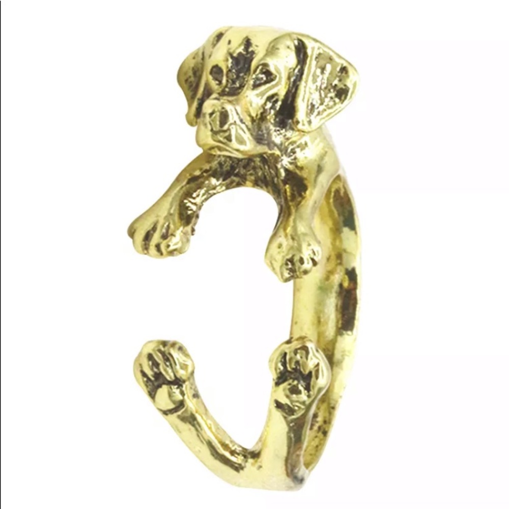 🔴All Colors Lab Retriever Wrap Ring Puppy Ring - Picture 2 of 8